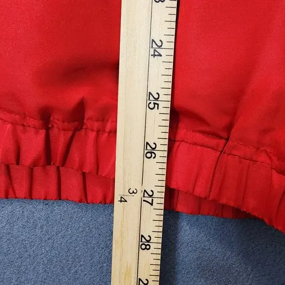 OBEY Worldwide Mens Jacket Large Red Windbreaker Hooded Outdoor Hiking Gorpcore - Picture 5 of 16